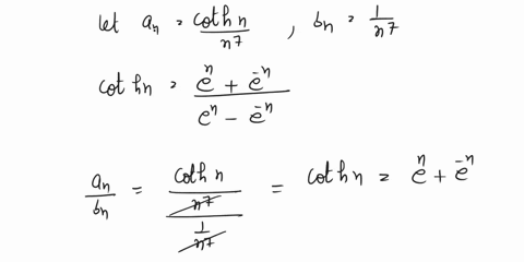 determine-if-the-following-series-converges-or-diverges-give-reasons-for-your-answer-coth-n-2-n1-choose-the-correct-answer-below-coth-n-where-a-and-b-0a-since-lim-meoo-and-since-converges-th-08005