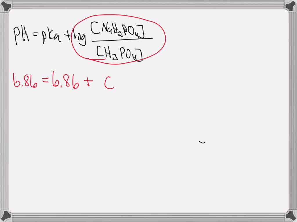 SOLVED You are asked to make up a pH=6.86, 0.1M phosphate buffer. The