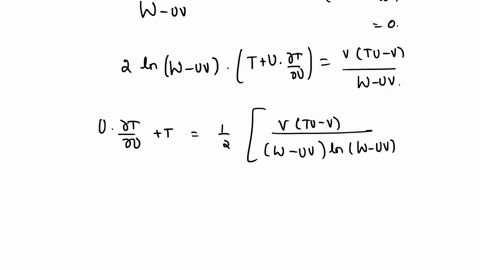 calculate-the-partial-derivatives-ut-and-tu-using-implicit-differentiation-of-tuv2-lnwuvln13-at-tuvw431352-use-symbolic-notation-and-fractions-where-needed-50264