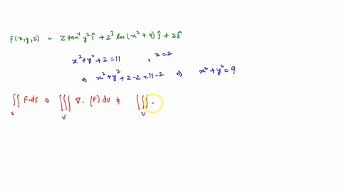 let-fx-y-z-z-tan1y2i-z3-lnx2-4j-zk-find-the-flux-of-f-across-s-the-part-of-the-paraboloid-x2-y2-z-11-that-lies-above-the-plane-z-2-and-is-oriented-upward-77986