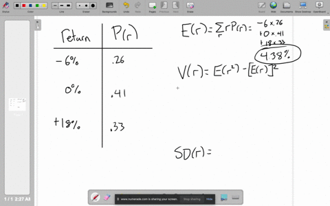 an-analyst-has-developed-the-following-probability-distribution-for-the-rate-of-return-for-common-stock-scenario-probability-26-rate-return-0-33-18-a-calculate-the-expected-rate-of-return-ro-13493