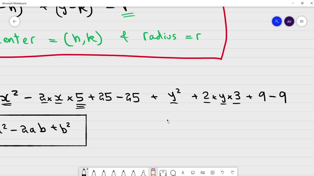 SOLVED What is the radius of a circle whose equation is x2 + y2 10x