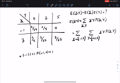 the-common-distribution-table-of-x-and-y-random-variables-is-given-according-to-this-exy-ex-ey-a-07424-b-04736-c172-d-15168-e-12462