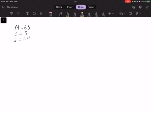 question-10-for-a-sample-with-a-mean-of-m-63-and-a-standard-deviation-of-5a-z-score-of-z-140-corresponds-to-x-72-true-false-62704