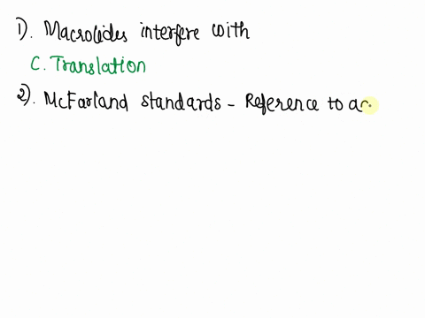 question-2-macrolides-bind-to-the-23s-rrna-in-the-50s-subunit-of-bacterial-ribosomes-and-interfere-with-amino-acid-entry-to-the-ribosome-macrolides-interfere-with-a-transcription-b-dna-synth-61417