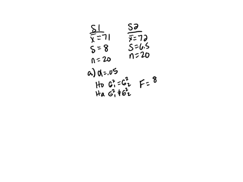 1-two-random-samples-of-20-students-were-drawn-independently-from-two-populations-of-students-assume-their-final-exams-are-normally-distributed-total-points-100-the-following-statistics-rega-09522