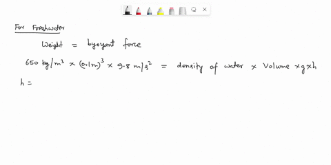 a-10cm10cm10cm-wood-block-with-a-density-of-650-kgm3-floats-in-water-part-a-what-is-the-distance-from-the-top-of-the-block-to-the-water-if-the-water-is-fresh-part-b-if-its-seawater-suppose-t-06953