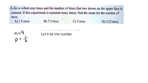 13-a-die-is-rolled-nine-times-and-the-number-of-times-that-two-shows-on-the-upper-face-is-counted-ifthis-experiment-is-repeated-many-times-find-the-mean-for-the-number-of-twos-a-15-twos-b-75-21254