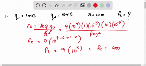 problems-ii-two-positive-charges-of-mc-and-10-mc-are-separated-by-distance-of-10-m-find-the-direction-and-the-magnitude-of-electrostatic-force-between-the-charges-describe-the-direction-in-t-50683