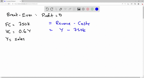 if-fixed-costs-are-750000-and-variable-costs-are-60-of-sales-what-is-the-break-even-point-dollars-a-1875000-b-300000-c-2500000-d-1250000-50057