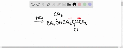 draw-the-structure-for-an-alkene-that-gives-the-following-reaction-product-ch3-hci-chchchzchcha-ci-ignore-alkene-stereochemistry-you-do-not-have-to-explicitly-draw-h-atoms-in-cases-where-the-73201