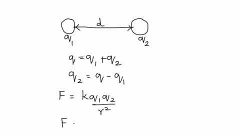 a-charge-q-is-to-be-distributed-on-two-conducting-spheres-what-should-be-the-value-of-the-charges-on-the-spheres-so-that-the-repulsive-force-between-them-is-maximum-when-they-are-placed-at-a-07841