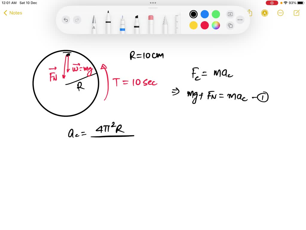 SOLVED: 50-kg child riding a Ferris wheel (radius = 10 cm) travels in a ...