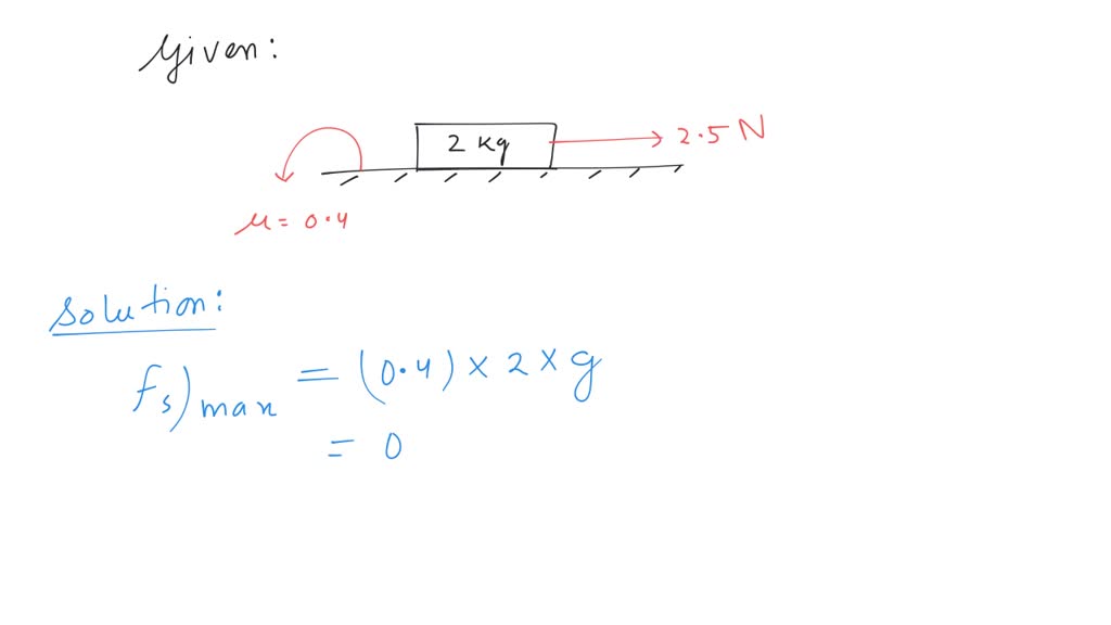 solved-as-shown-in-the-figure-23-kg-block-is-placed-at-rest-on-rough-floor-the-coefficient-of