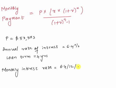 find-the-monthly-payment-and-estimate-the-remaining-balance-assume-interest-is-on-the-unpaid-balance_-a-year-computer-loan-for-53373-at-6-4-remaining-balance-after-2-years-the-monthly-paymen-72712