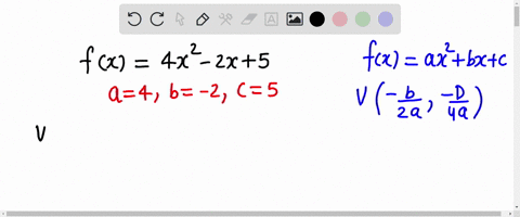 what-is-the-vertex-of-the-quadratic-function-fx-4x2-2x5-43307