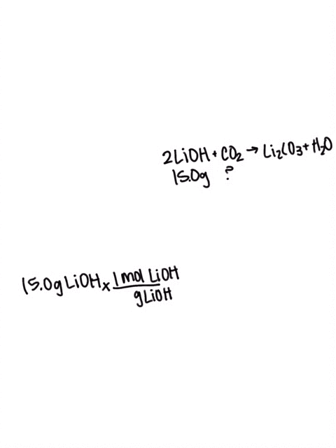 what-is-the-mass-in-grams-of-carbon-dioxide-that-would-be-required-to-react-with-150-g-of-lioh-in-the-following-chemical-reaction-2-liohs-co2g-l-lizco3s-hzo-13523