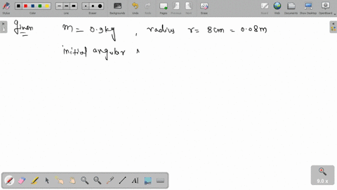 the-wheel-on-a-grinder-is-a-homogeneous-090-kg-disk-with-a-80-mathrmcm-radius-it-coasts-uniformly-to-00052