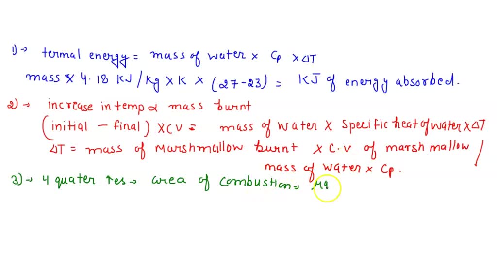 SOLVED Text Measuring Heats of Reactions EXPERIMENT 2 DETERMINING THE ENERGY IN FOOD Data