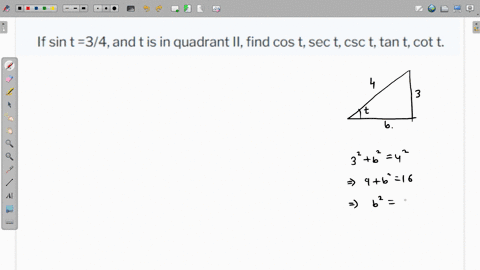 if-sin-t-34-and-t-is-in-quadrant-ii-find-cos-t-sec-t-csc-t-tan-t-cot-t-03116