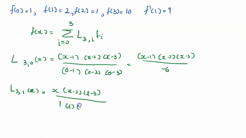 f0-1-f1-2-f2-1-ve-f3-10-verilenlerini-ve-lagrange-interpolasyon-polinomunu-kullanarak-f-1-degerini-yaklasik-olarak-hesaplayiniz-approximate-f-1-using-the-given-data-f0-1-f1-2-f2-1-and-f3-10-34185