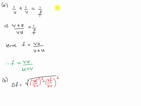 q-2b-the-relation-between-the-object-distance-u-the-image-distance-v-and-the-focal-length-f-of-a-thin-lens-is-1l-1-what-is-the-relation-for-f-in-terms-of-u-v-2-marks-2_-using-this-expression-80345