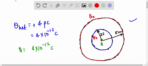a-conducting-spherical-shell-has-inner-radius-of-25-cm-an-outer-radius-of-50-cm_-and-carries-a-net-excess-charge-of-40-pc-a40-pc-point-charge-is-placed-at-its-center-i-what-is-the-magnitude-06124