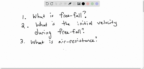 what-is-free-fall-and-at-what-rate-objects-travel-in-free-fall-is-there-any-initial-velocity-in-a-free-fall-on-the-object-b-what-is-air-resistance-how-does-it-affect-free-fall