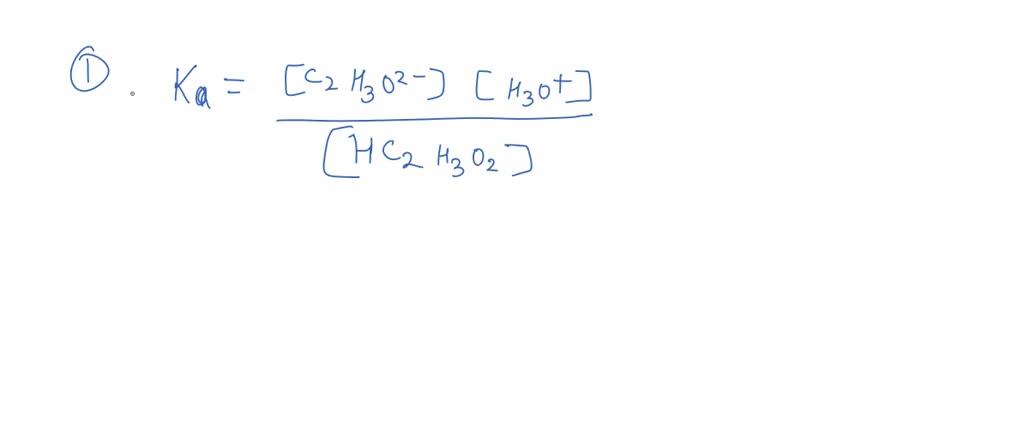 SOLVED: The dissociation of CH3COOH in water is described by the ...