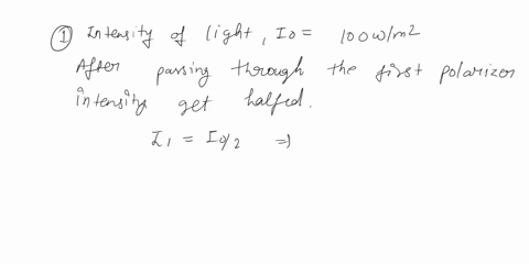 unpolarized-light-with-an-intensity-of-100-wm-is-incident-upon-two-successive-linear-polarizers-the-first-polarizer-allows-light-polarized-at-30-with-respect-to-the-vertical-axis-through-and-10603