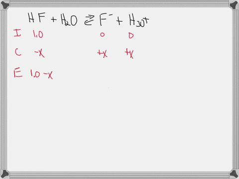 what-is-the-actual-concentration-of-the-molecular-form-of-hf-in-a-10-m-hf-solution-given-that-ka-of-hf-is-68-104-54787