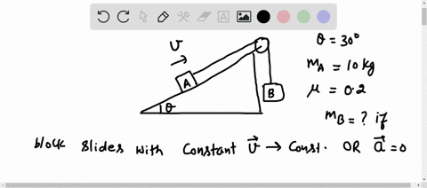 11-in-the-figure-below-blocks-are-connected-over-the-mass-of-block-4-is-460-kg-two-pulley-and-the-coefficient-of-kinetic-friction-between-and-the-incline-is-0200-angle-of-the-what-is-the-mas-79405