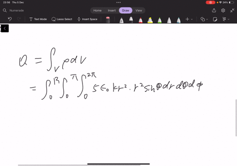 question-2-4-marks-suppose-the-electric-field-in-some-region-is-found-to-be-vecek-r3-hatr-in-spherical-co-cdot-rdinates-r-theta-varphi-k-is-constant-1-using-the-formula-operatornamediv-vecefracrhova-2