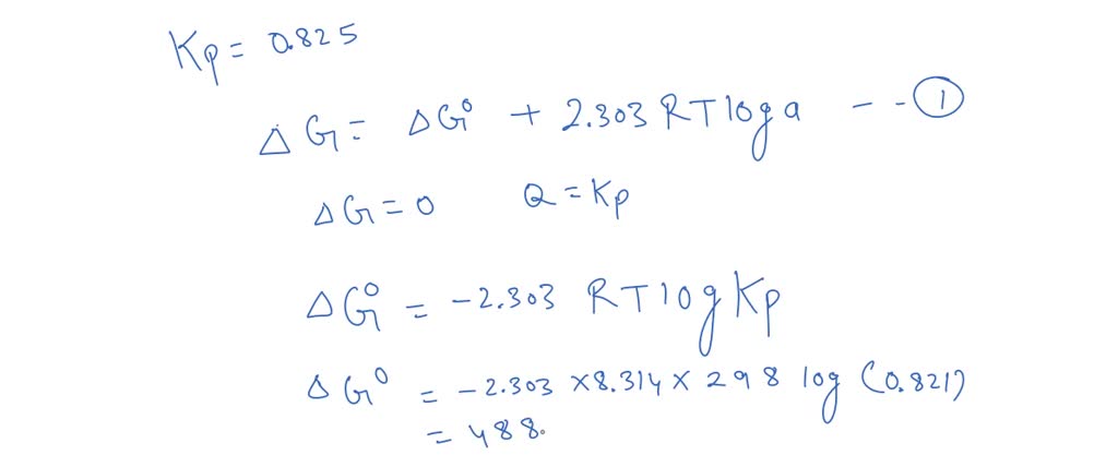 SOLVED: For The Reaction A (g) 3 B (g) Kp = 0.793 At 298 K What Is The ...