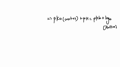 find-the-ph-of-the-aniline-solution-whose-concentration-is-001-moll-pkb-of-aniline-is-94