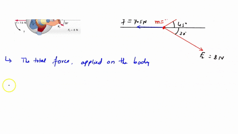 two-children-pull-third-child-on-snow-saucer-sled-exerting-forces-f1-and-fz-as-shown-from-above-in-the-figure_-frct-body-dugran-find-the-acceleration-magnitude-in-ms2-and-direction-in-degree-70021