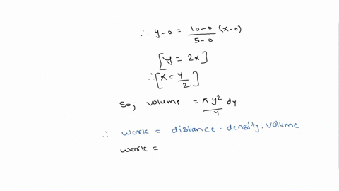 an-inverted-conical-tank-full-of-water-has-a-height-of-10-feet-and-a-base-radius-of-5-feet-how-much-work-is-required-to-pump-the-water-over-the-upper-edge-of-the-tank-until-the-height-of-the-26512