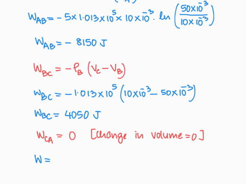a-100-mol-sample-of-an-ideal-monatomic-gas-is-taken-through-the-cycle-shown-in-figure-p7_-the-process-a-3-b-is-a-reversible-isothermal-expansion-calculate-the-net-work-done-by-the-gas_-ii-th-67988