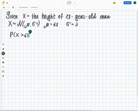 the-heights-of-18-year-old-men-are-approximately-normally-distributed-with-mean-68-inches-and-standard-deviation-3-inches-what-is-the-probability-that-an-18-year-old-man-selected-at-random-i-25655