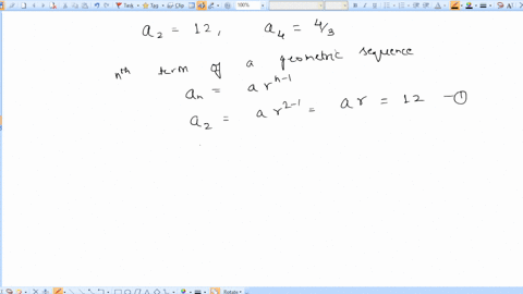 the-second-term-in-a-geometric-sequence-is-12-the-fourth-term-in-the-same-sequence-is-43-what-is-the-common-ratio-in-this-sequence-answer-72838