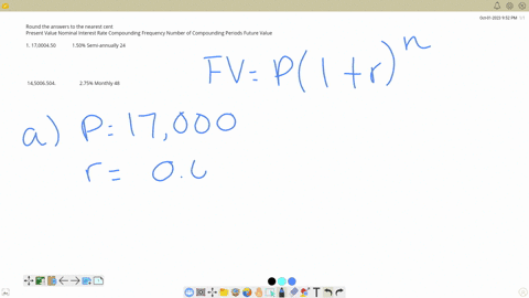 ound-the-answers-to-the-nearest-cent-present-value-nominal-interest-rate-compounding-frequency-number-of-compounding-periods-future-value-1-17000-450-annually-12-2-40100-150-semi-annually-24-3-14500-6