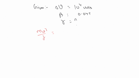 an-electron-after-being-accelerated-through-a-potential-difference-of-104-v-enter-a-uniform-magnetic-field-of-004-t-perpendicular-to-its-direction-of-motion-calculate-the-radius-of-curvature-of-its-tr