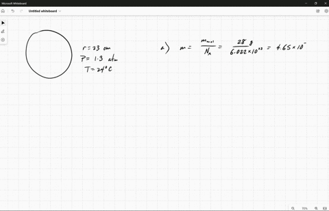 you-blow-up-a-spherical-balloon-to-a-diameter-of-460-cm-until-the-absolute-pressure-inside-is-130-atm-and-the-temperature-is-240-c-assume-that-all-the-gas-in-n2-is-of-molar-mass-280-gmol-par-14125