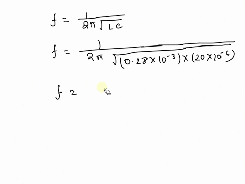 a-200-f-capacitor-is-charged-by-a-1500-v-power-supply-then-disconnected-from-the-power-and-connected-in-series-with-a-0280-mh-inductor-calculate-a-the-oscillation-frequency-of-the-circuit-b-95262