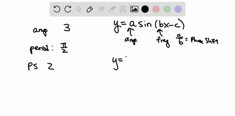 write-the-equation-of-a-sine-function-that-has-the-given-characteristics-amplitude-3-period-pi2-phase-shift-2-30569