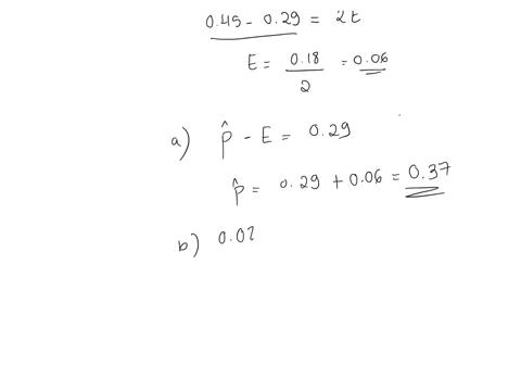 a-90-confidence-intervals-for-the-proportion-of-first-year-statistics-students-with-brown-hair-is-given-to-be029045-awhat-is-the-sample-proportion-of-students-with-brown-hair-round-to-3-deci-52244