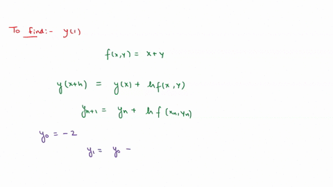 use-eulers-method-with-step-size-h02-to-estimate-y10-where-yx-is-the-solution-of-the-initial-value-problem-dydxxy-with-y0-2-59364