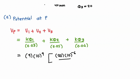problem-6-at-a-corner-of-a-30-mm-x-40-mm-rectangle-is-placed-a-charge-of-20-uc-and-at-the-two-adjacent-corners-are-charges-of-50-uc-as-shown-in-the-figure-below-determine-q-20-q2-40-30-40-q3-20965