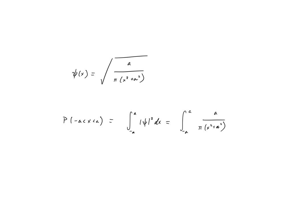 SOLVED: The wave function for a particle of mass m moving in one ...