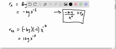 find-all-second-order-partial-derivatives-for-the-following-rxy-6y-x-y